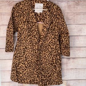 💜💜 CarolAnderson Animal 3/4 Sleeve Jacket Size M